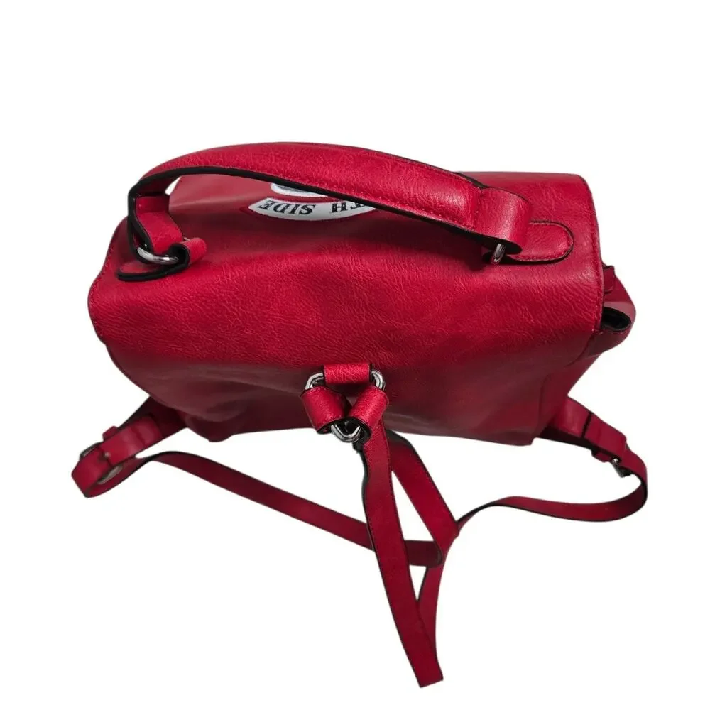 Hot Topic South Side Serpents Riverdale Red Faux Leather Mini Backpack